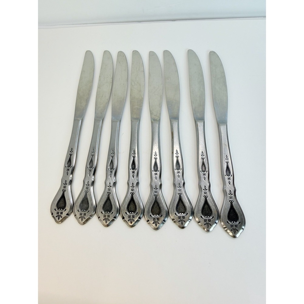 Stanley Roberts Autumn Ballad Stainless Dinner Knives Lot 8 Replacement Crafting